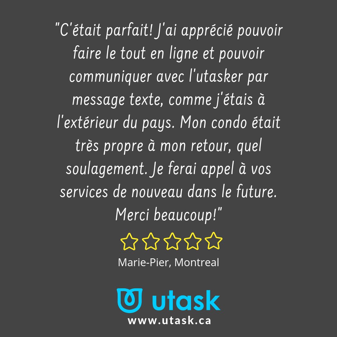 UtaskCanada's tweet photo. Wow what can you say after that! We are glad the Utaskers are doing an amazing job. #cleaning #entretienmenager #menage #clean #cleaningquote #maison #office #bureau #Airbnbcleaning #housecleaning #officecleaning #montreal #ottawa #gatineau #quebec #menagecommercial #cleaner #mtl https://t.co/ye1iphEBfV