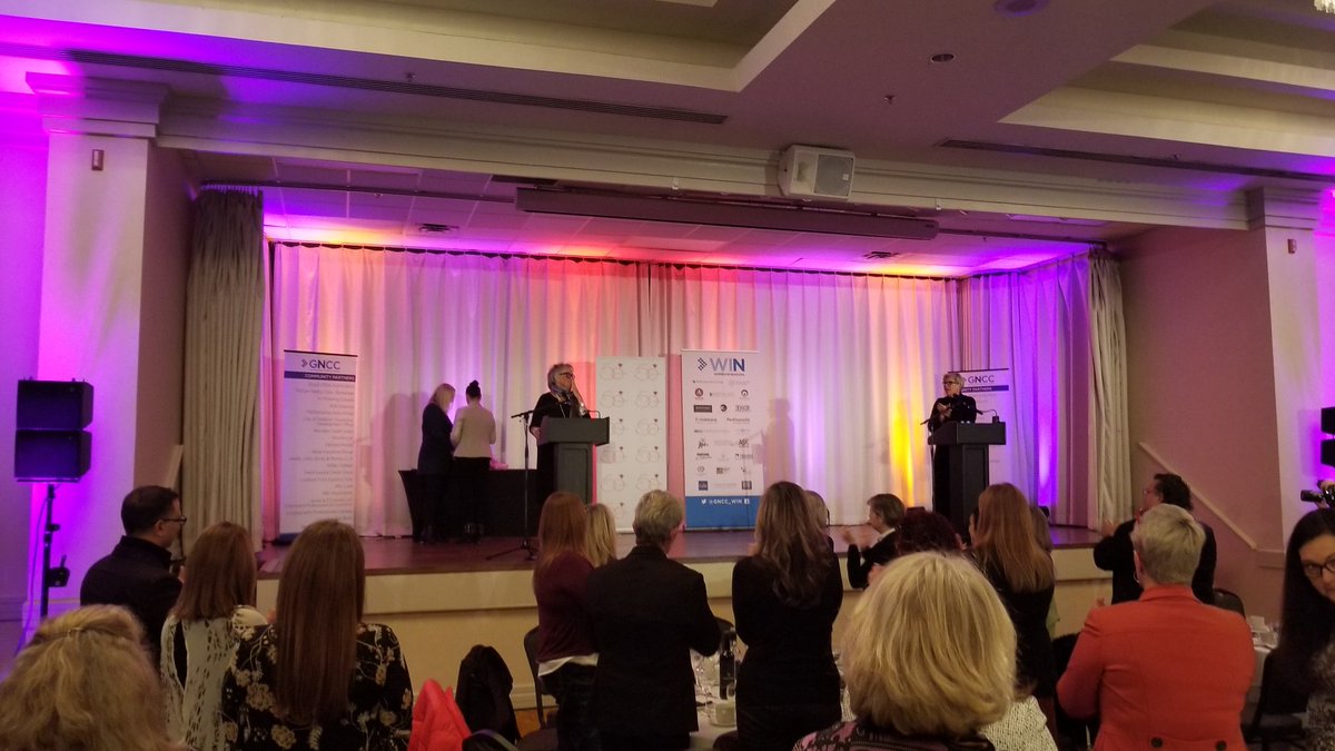 MikeBrittonStC's tweet photo. The amazing @BettyLouSouter of @communitycarest gets a standing ovation as she receives her @The_GNCC @GNCC_WIN Lifetime Achievement Award
Congrats Betty-Lou: it's well deserved as you're an inspiration to many across #Niagara!
#WIBA2018 https://t.co/k3Ndo8P2oe