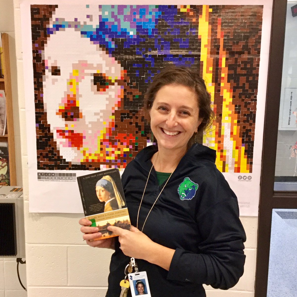 thelibraryanne's tweet image. Did you know your @creekviewart teacher is a historical fiction buff?  Check out one of her faves, Girl with a Pearl Earring in the #cvhsmediacenter. #teacherreader #readview #bysticktogether #getCCSDreading