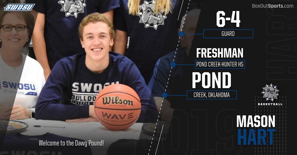 SWOSUHoops's tweet photo. “Mason Hart is a local product who had a great summer playing for the Game Changers. He really impressed us with his ability to play and defend three or four positions, which will bring versatility to our team!”
- @Terry3vans 

🐶🏀

#GoDawgs https://t.co/3vfZYIaPxJ
