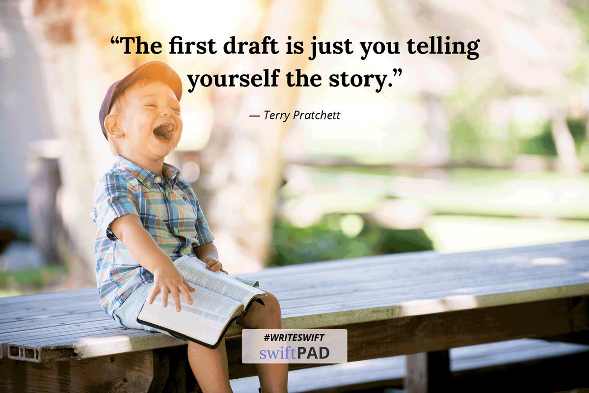 writewithwritaa's tweet photo. The first draft is just you telling yourself the story.
― Terry Pratchett

Photo credit @benwhitestuff

#NaNoWriMo #NaNoWriMo18 #nanowrimo2018 #writeSwift #amwriting #iamwriting #writerslife #WritingCommunity #writingtips https://t.co/lMIvThESn1