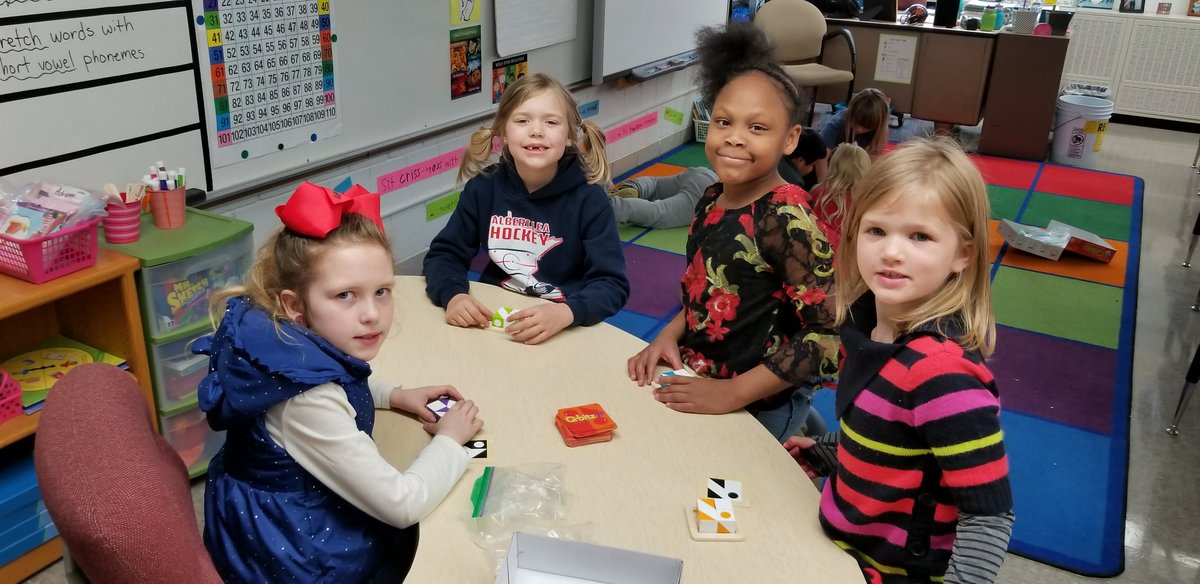 jlrassler's tweet photo. Having a little Friday fun playing Q-bitz Jr.!! @Halversontweets @StaciWaltman @MindWareToys https://t.co/AyF5iakm7e