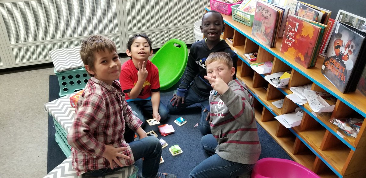 jlrassler's tweet photo. Having a little Friday fun playing Q-bitz Jr.!! @Halversontweets @StaciWaltman @MindWareToys https://t.co/AyF5iakm7e