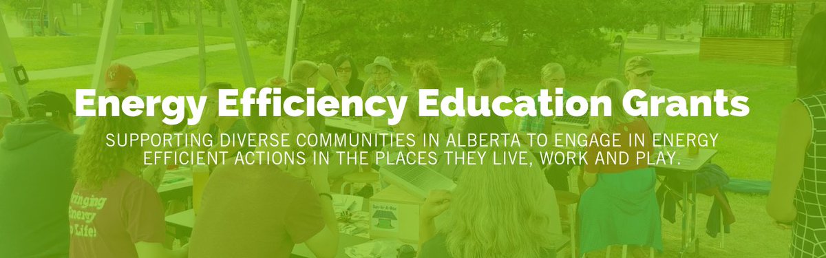 AlbertaEcotrust's tweet photo. Join us on Wed, Nov. 21 from 11:30 am to noon for a webinar to learn about the Energy Efficiency Education Grant Program!
Hear from @AlbertaEcotrust @efficiencyAB staff about program objectives, eligible projects & expenses, & how to apply: https://t.co/yhPHOWzzfg #EfficiencyAB https://t.co/2wx0wVrQYj