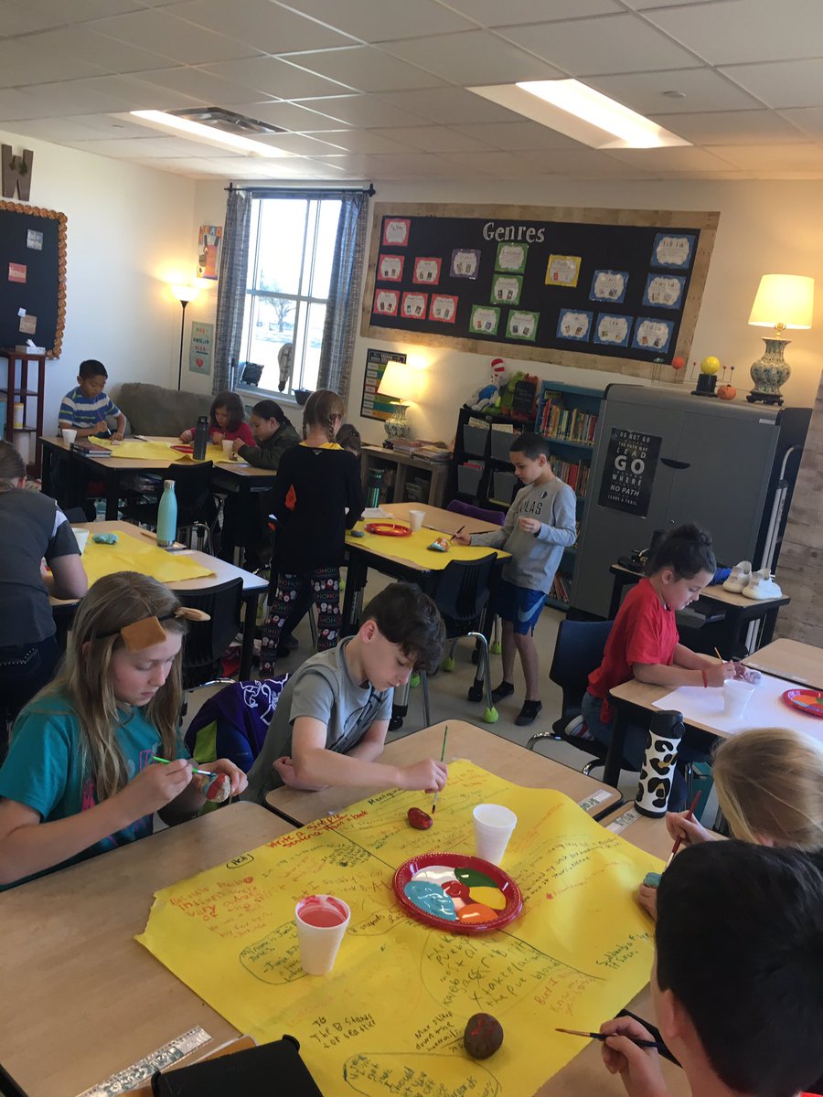 Painting rocks for the Gratitude Garden! #wearewalnutcreekworldchangers