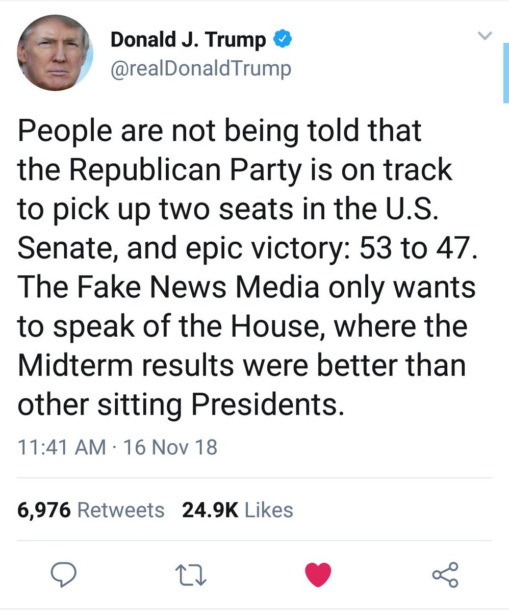 PopulistPapers's tweet photo. Q Post seems to predict @realDonaldTrump tweet as early as October, and most recently just a few days ago.
Did Q foreshadow outcome of midterms?
#ItsTime
#FutureProvesPast
#WeThePeople
#RealTimeHistory https://t.co/G14OQmEIdU