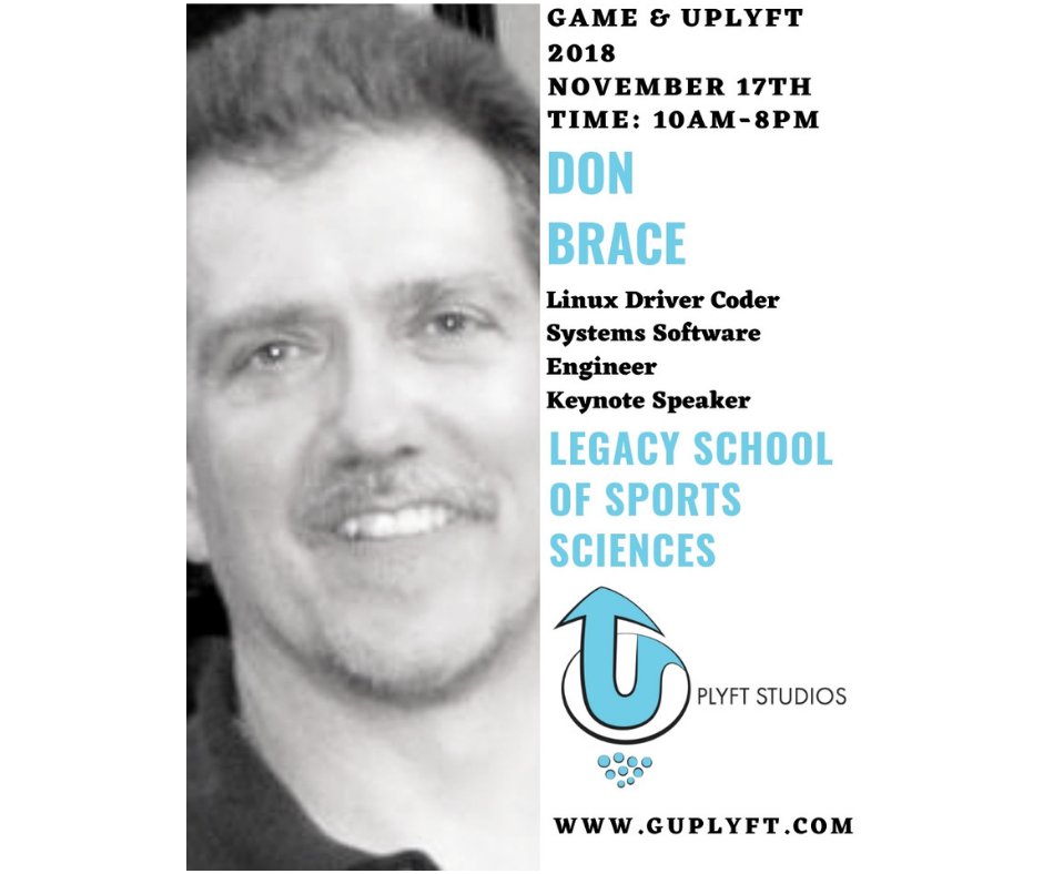 GUplyft's tweet photo. Game & Uplyft would like to welcome guest speaker Don Brace!
Don is a Systems Software Engineer at Microsemi Corporation, and a Linux Driver Coder.
https://t.co/7WME8yQtbr
#UplyftStudios #ChamPro #engineering #Linux #softwareengineer #coding #technology #development https://t.co/6hy4cPcJ5S