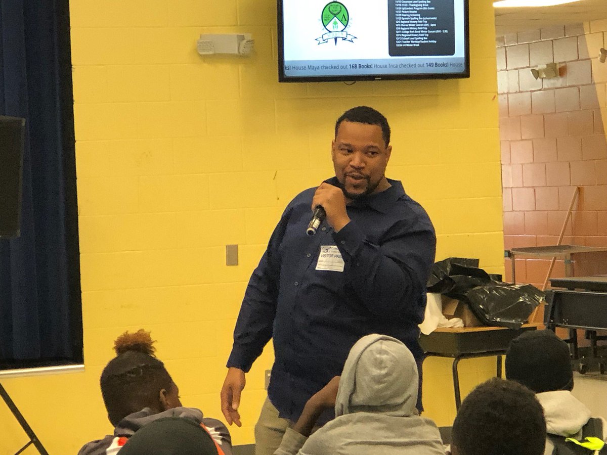 College Park Middle On Twitter Thank You To Dr Micah - 