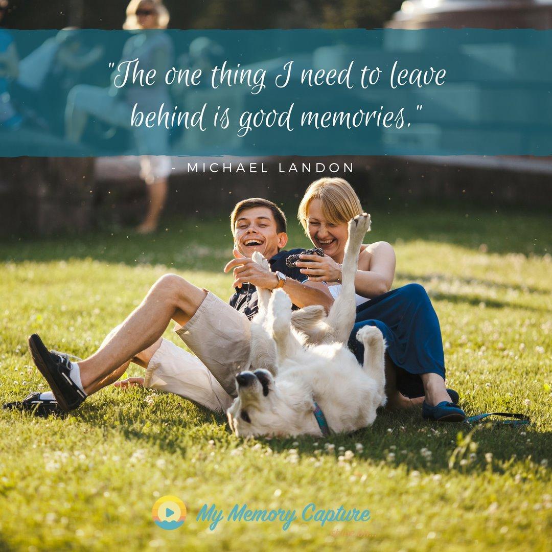 mymemorycapture's tweet image. We each remember moments differently. Leave behind good memories that will remind your loved ones how you all felt during those precious times you were together. bit.ly/2N5ktjr #ShineOn #MyMemoryCapture