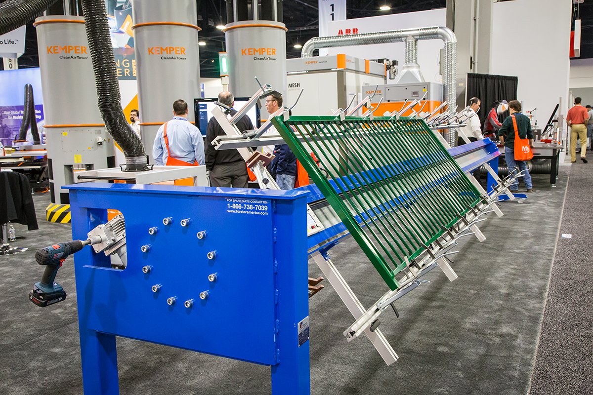 forsteramerica's tweet photo. We had a great time at FabTech 2018! It was an awesome chance to display our one-of-a-kind rail and fence welding tables from Forster America. You won’t see anything else like them! #welders #fabtech2018 https://t.co/IhFSk7rems