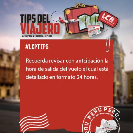lcperu's tweet photo. #LCPTIPS ✈️📝 https://t.co/GrAASPINK7
