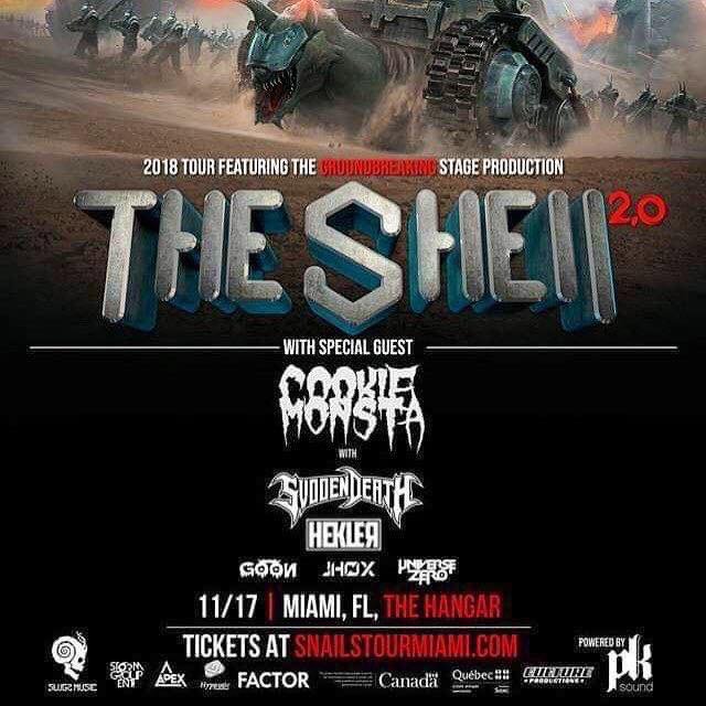 nathaliewith_h's tweet photo. Tommorow the shell invades Miami ๐๐๐tickets on sale๐๐๐
@apex_presents @snailmusic @SullivanKing #theshelltour https://t.co/3dEWVIIwGY