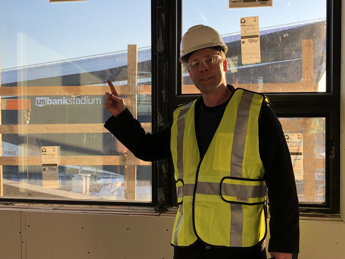 UberdataNet's tweet image. &quot;Great progress being made at the future Marriott Moxy and Ironclad
Apartment project in Minneapolis.