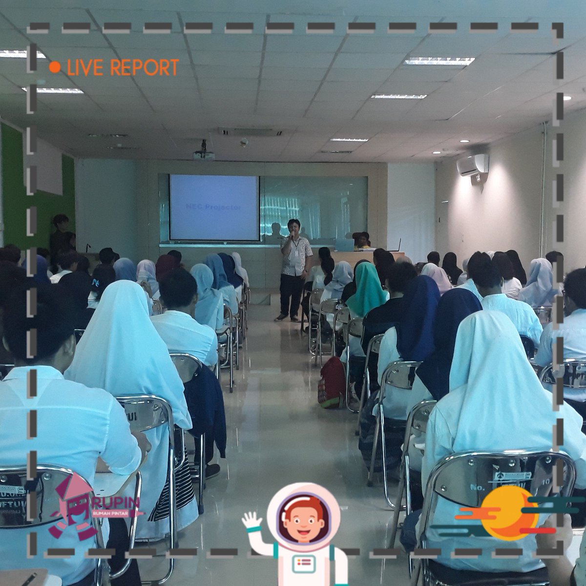 RuPinKSEUI's tweet photo. [ LIVE REPORT ]

Hai Rupiners!

Sedang berlangsung Pembukaan Seleksi Tahap 2 Rumah Pintar (Rupin) KSE UI Batch 9. Semangat terus ya!

Rumah Pintar KSE UI 
Kreatif Inspiratif Tulus Aktif 
Paguyuban KSE UI 
Sharing, Networking, &amp; Developing
https://t.co/2XCbcAk59A https://t.co/NNQTEFmP9e