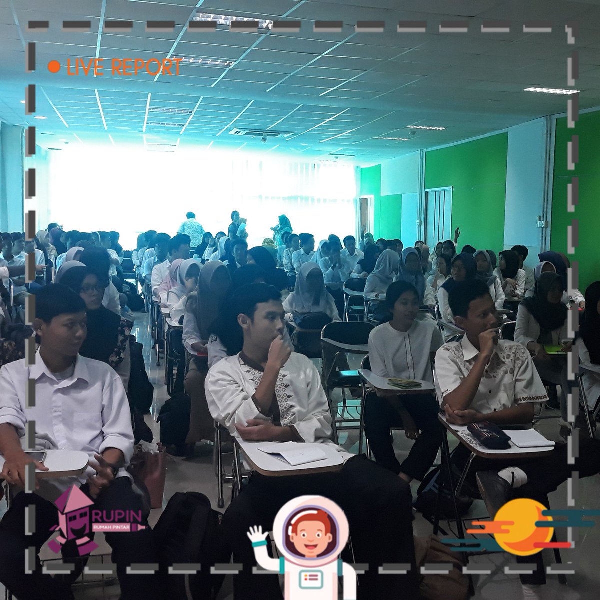 RuPinKSEUI's tweet photo. [ LIVE REPORT ]

Hai Rupiners!

Sedang berlangsung Pembukaan Seleksi Tahap 2 Rumah Pintar (Rupin) KSE UI Batch 9. Semangat terus ya!

Rumah Pintar KSE UI 
Kreatif Inspiratif Tulus Aktif 
Paguyuban KSE UI 
Sharing, Networking, &amp; Developing
https://t.co/2XCbcAk59A https://t.co/NNQTEFmP9e