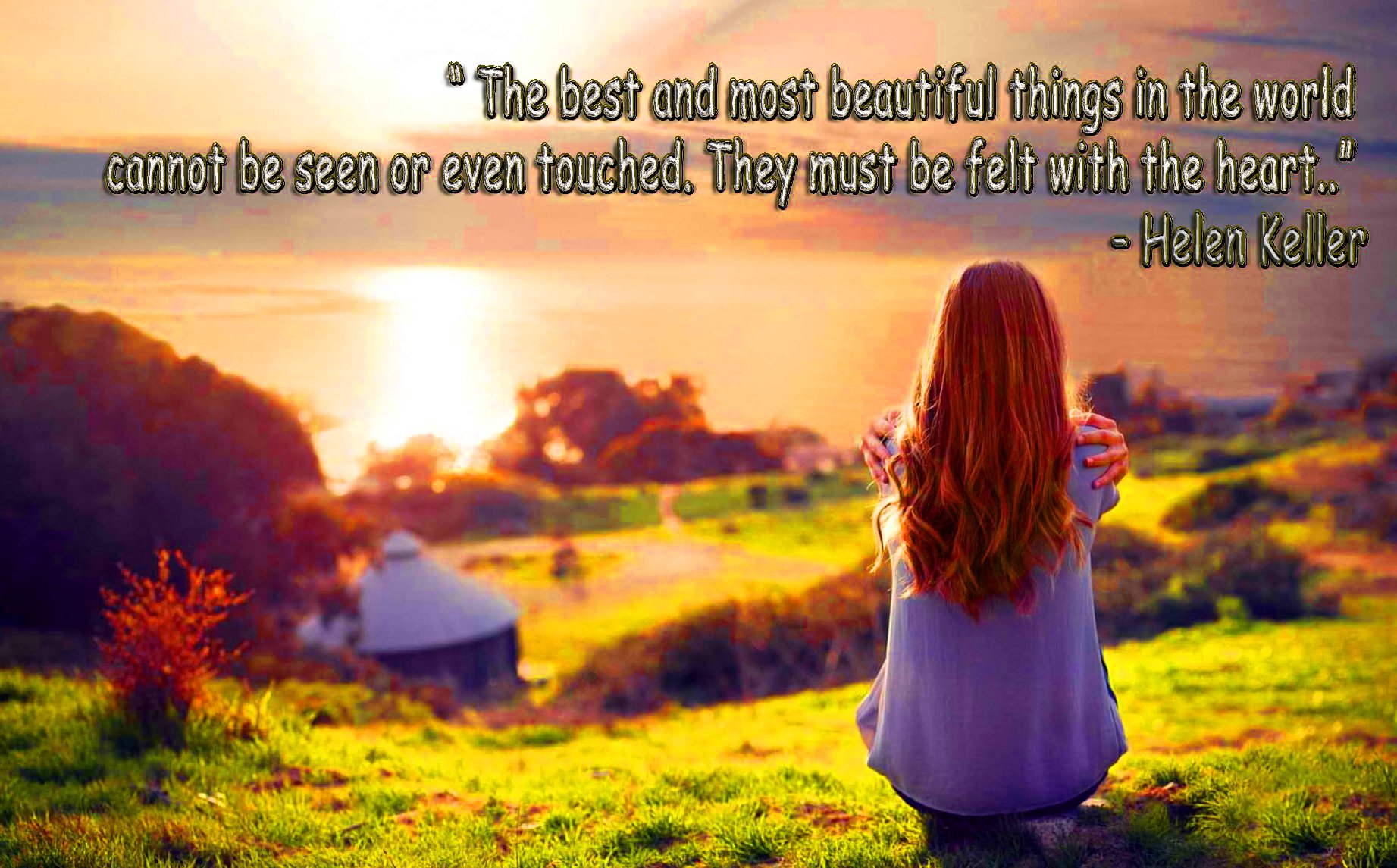 helen keller quotes the best and most beautiful things