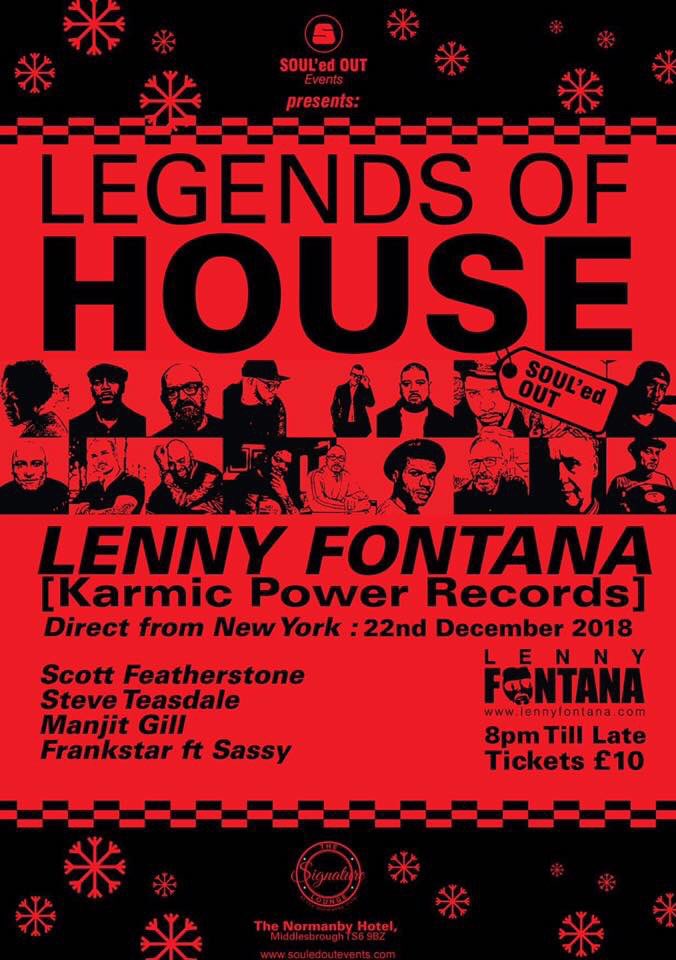 LennyFontana's tweet photo. Xmas gig Legends of House... jingle jingle we will celebrate altogether on the dancefloor... #legendsofhouse #disco #Middlesbrough https://t.co/DKTdWcMmk7