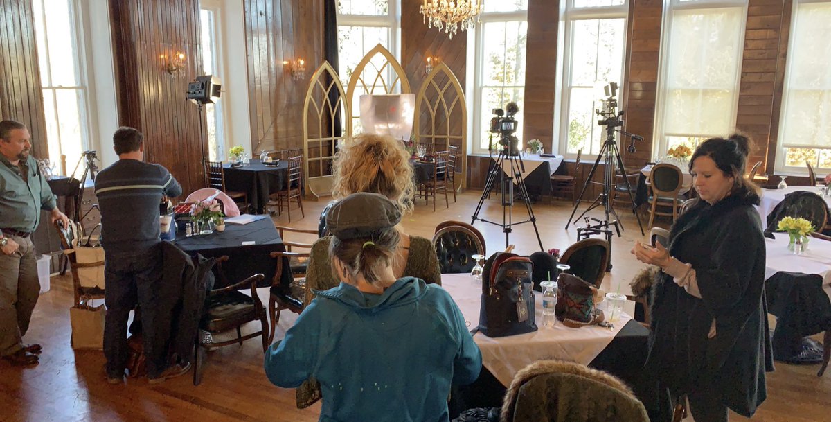 BodHighPro's tweet photo. The team had a prosperous week the @1886Crescent Hotel and Spa, filled with fun shoots🎬 and great people!😃 #TVShow #Ozarks #LocalVideo #NWA #Arkansas https://t.co/Vccl7ulBN7