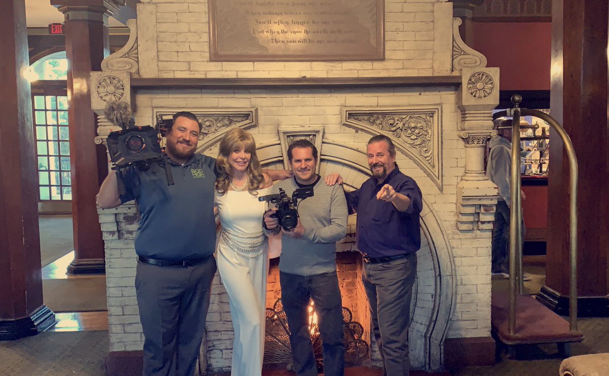 BodHighPro's tweet photo. The team had a prosperous week the @1886Crescent Hotel and Spa, filled with fun shoots🎬 and great people!😃 #TVShow #Ozarks #LocalVideo #NWA #Arkansas https://t.co/Vccl7ulBN7