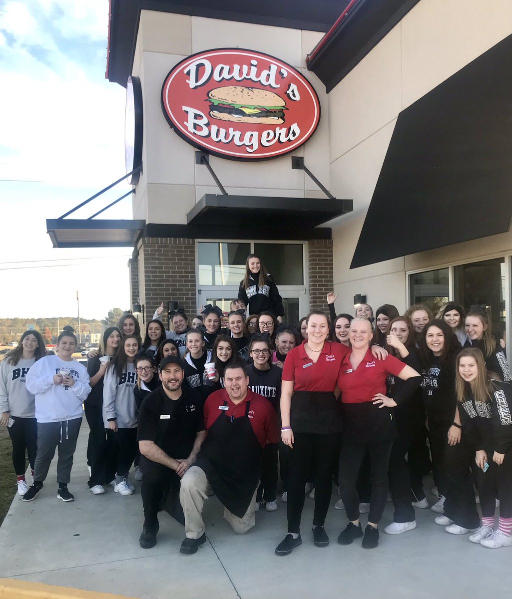 bauxiteminers's tweet photo. Thanks to @davidsburgers in Bryant & Saline Missionary Baptist Church for feeding our cheer & dance girls before their trip to Nashville tonight. Such an amazing community that surrounds and supports our students. #saltcounty https://t.co/drLCmdjfRr
