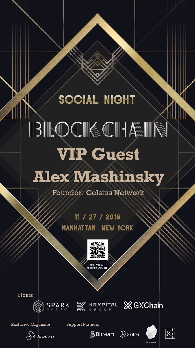 TheUSBlockchain's tweet photo. he Fintech &amp; Blockchain social networking party will be held on November 27th at NYC! As one of the support partners, U.S. Blockchain is looking forward to meeting you during the party! Know more: https://t.co/ssGmVMDpyn
#USBlockchain #Blockchain #NYC #PR #ThingsToDoInNYC https://t.co/7FV5n9b7ge