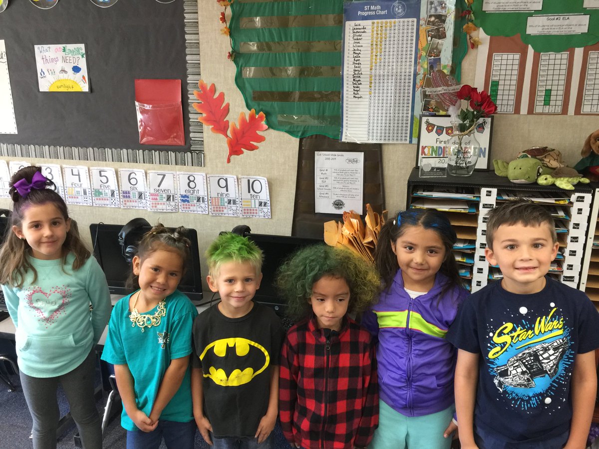 Crazy Hair Day! Kindergarten rocked! 😃 #loefalcons <a href="/LiveElementary/">Live Oak Elementary</a>