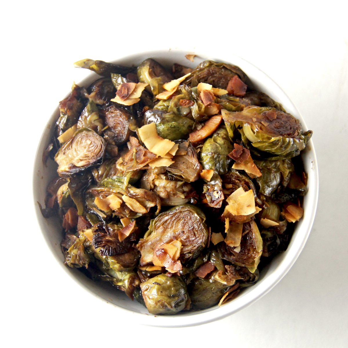 4 days left to order your #organic #vegan Thanksgiving favs, like these incredible maple-glazed brussels sprouts with coconut bacon! View menu &amp; order @ PerelandraNatural.com/Holiday