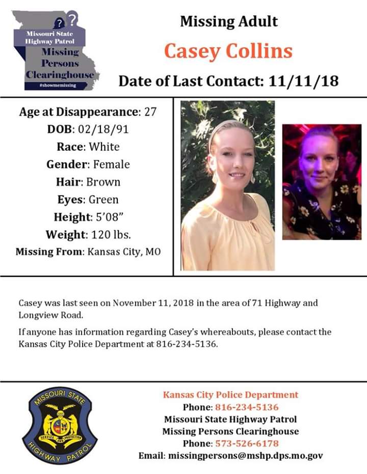 RainyMeeks13's tweet photo. #Missing #KCMo #CaseyCollins https://t.co/wRJd6aZ21R