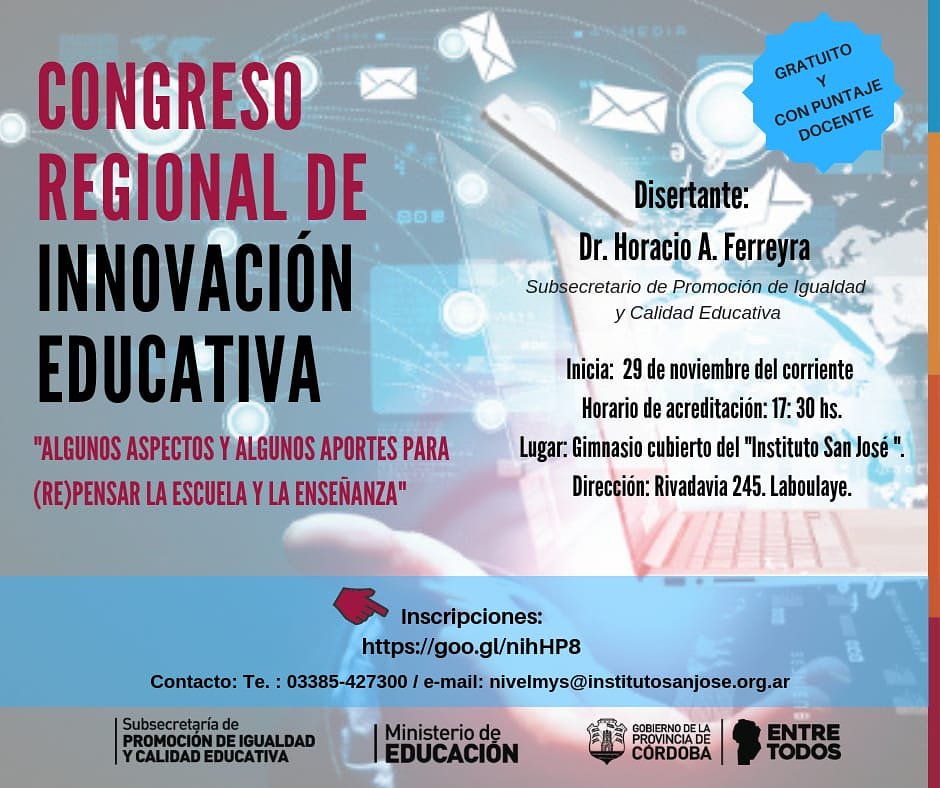 marcevazq's tweet photo. Congreso Regional Docente en Laboulaye. Inscripciones  https://t.co/4fUIqg45ex. Los esperamos... https://t.co/rojEnpR8Se