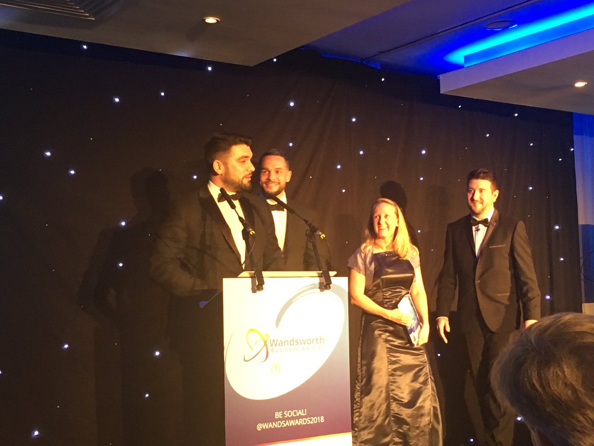 TootingTown's tweet photo. Well done to @kristheo85 of London Barberhood in #Tooting for Best Entrepreneur @wandsawards2018 https://t.co/YtNPzArm7H