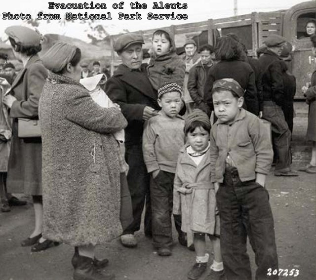 chrisanddennis2's tweet photo. World War II dumped the Empire of Japan on the Attu Aleuts. World War II had just got started. It dumped the bureaucracy of the United States Government on the Aleuts who populated the other islands of the Aleutians. For the story https://t.co/54CwoD6BLv #aleutians #aleuts https://t.co/JaP5UZH9ix