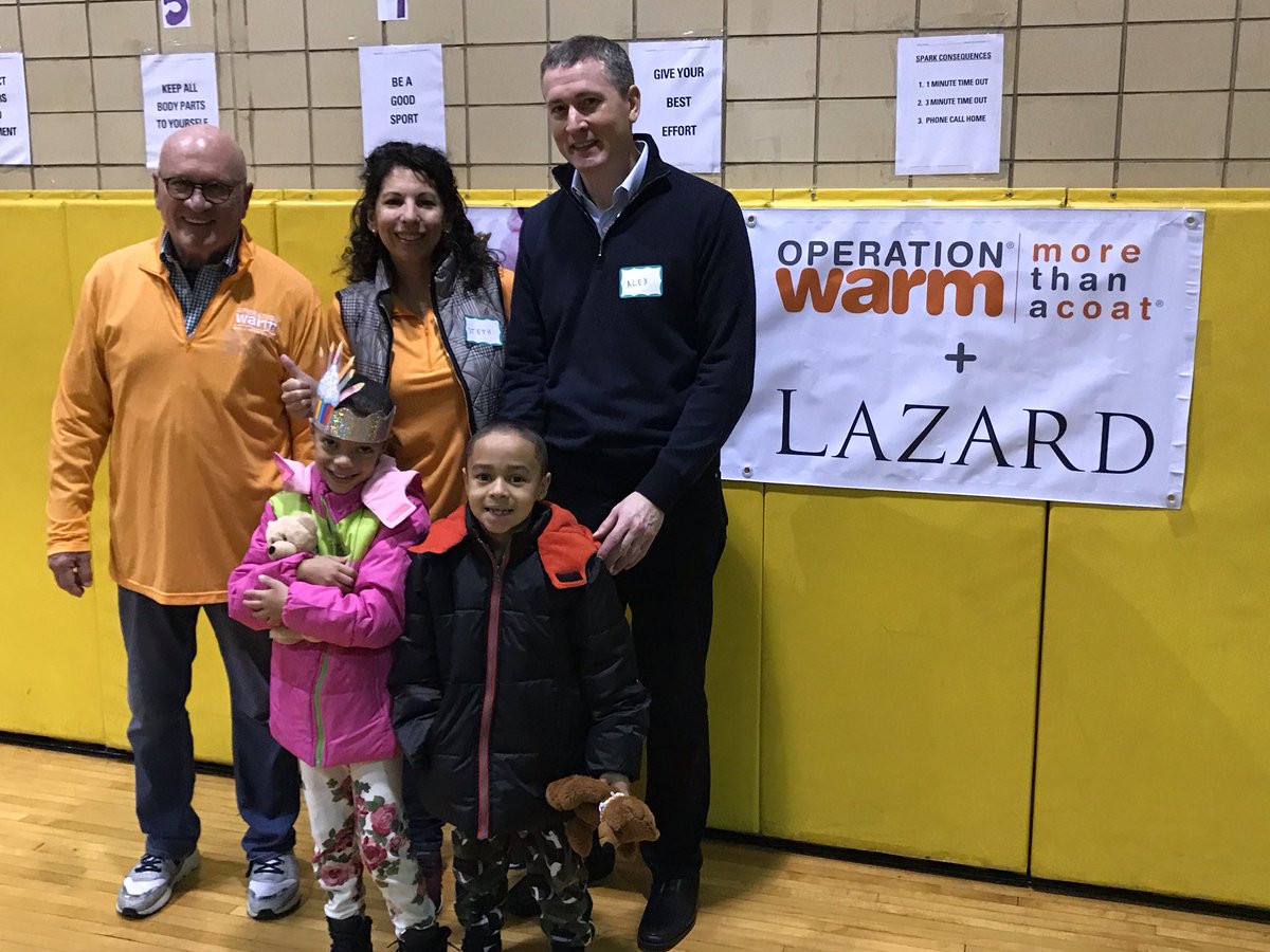 PS140PTA's tweet photo. Today’s event was amazing a huge Thank You to Lazard Ltd &amp; Operation Warm &amp; all the volunteers who came to our school today to provide winter coats for all of our children. No child deserves to be cold this winter &amp; #operationwarm and #lazard made sure of that Truly amazing work https://t.co/7FbmAOBxXp