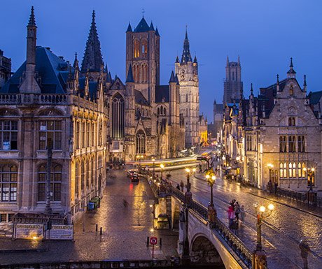 The historical centre of Ghent, Belgium bit.ly/2dICiXn