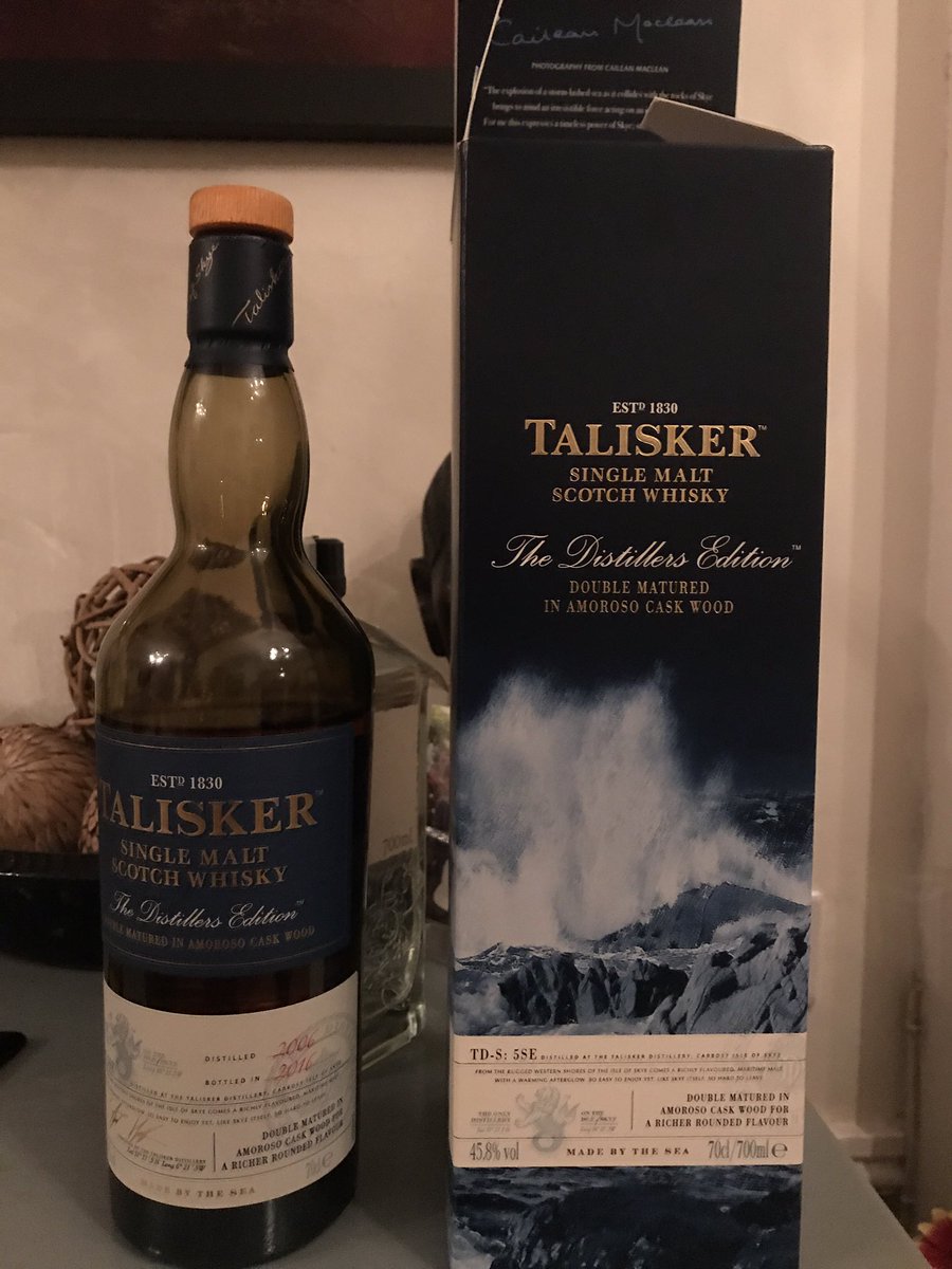 JacobBone's tweet image. @TaliskerWhisky bringing the goods with their #distillersedition what a purchase after the distillery tour. #greatdrams #whiskylove