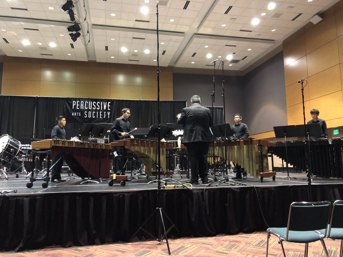 Congrats Pioneer Percussion on a fantastic performance. Thank you to all who helped make this trip possible and the experience of a lifetime! You represented Pioneer HS,  @sisdnews, and Texas incredibly! So many compliments from amazing performers and educators! #PDB #PASIC18