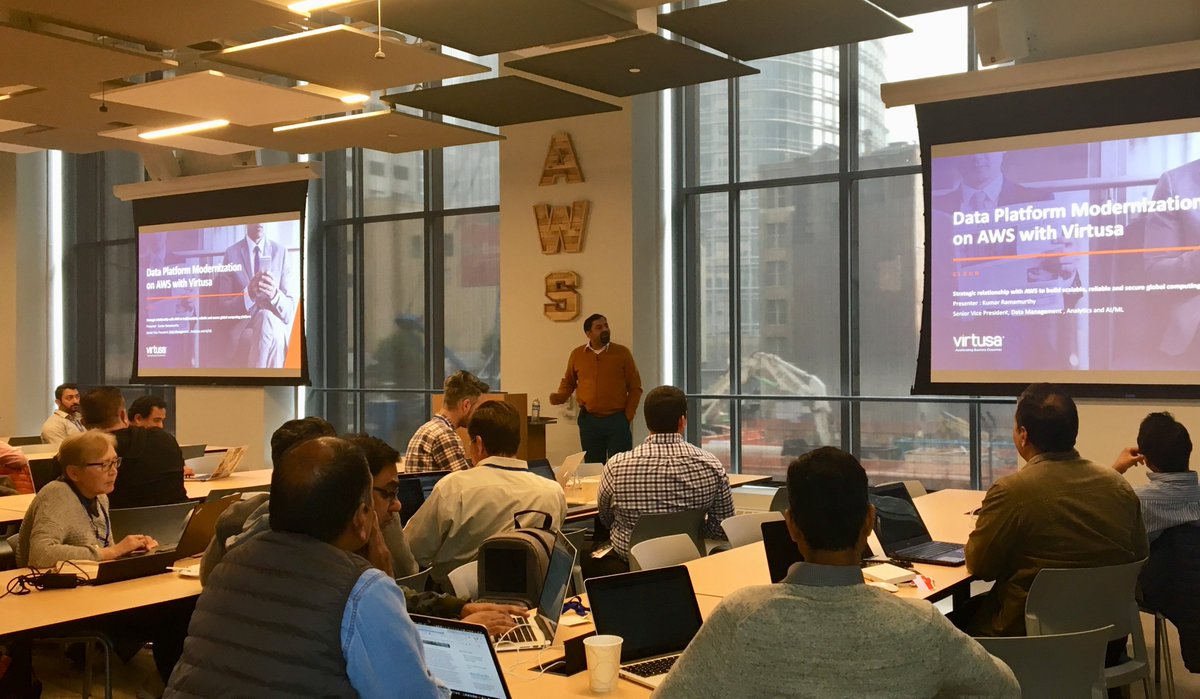 AWS partner <a href="/VirtusaCorp/">Virtusa</a> presents key considerations for migrating applications to cloud-native databases like #AmazonAurora during our Database Modernization Workshop at the <a href="/AWSloft/">AWS Pop-up Loft</a> in SF