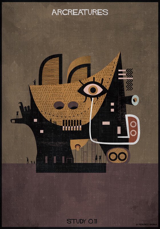 fbabina's tweet photo. ARCREATURES /Architectural creatures
#federicobabina #arcreatures @fbabina https://t.co/ZpCxu4exlL