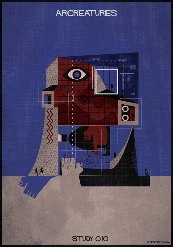 fbabina's tweet photo. ARCREATURES /Architectural creatures
#federicobabina #arcreatures @fbabina https://t.co/ZpCxu4exlL