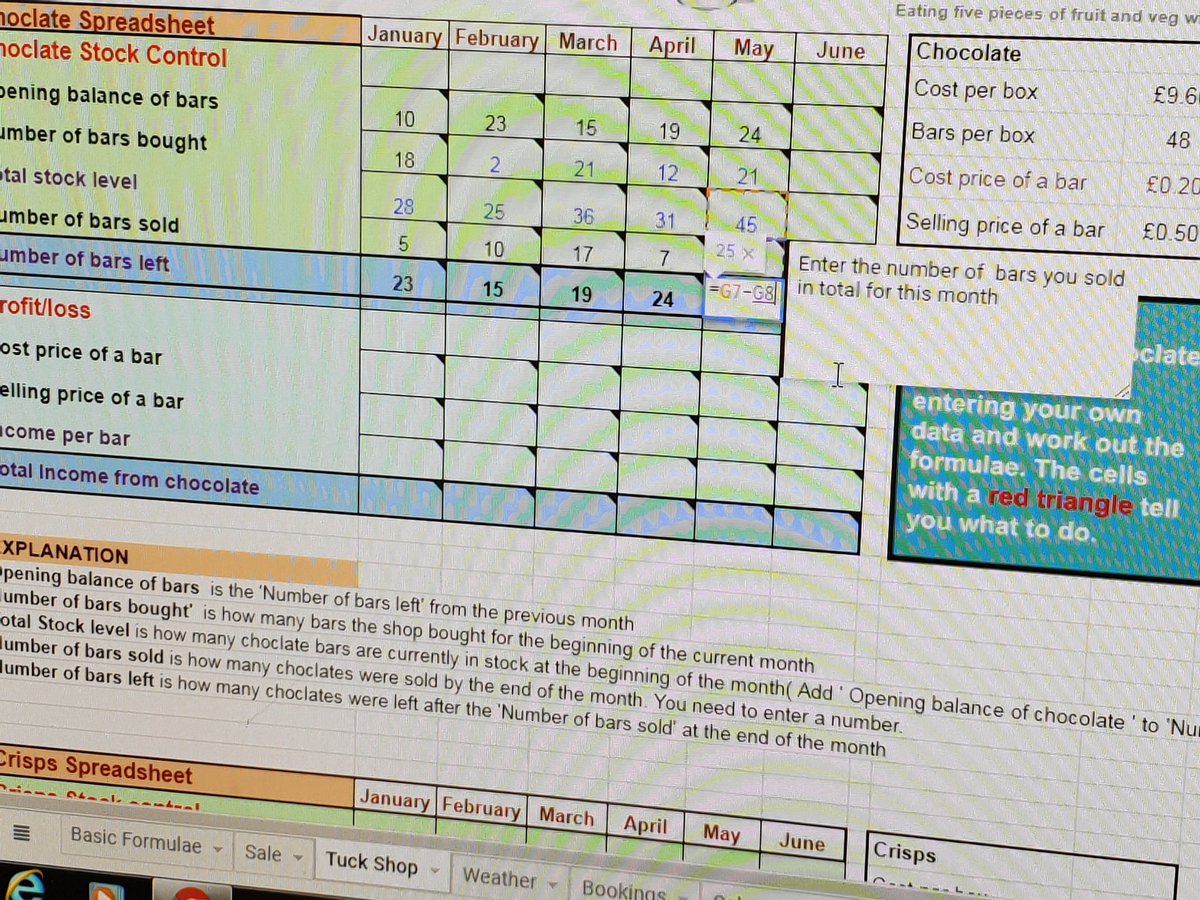 LlanwernhighIT's tweet image. Year 8 have been going back to basics with spreadsheets to really get to grips with understanding what a spreadsheet is and how to use formula. We've even discussed how we could use them in other subjects #crosscurricular #numeracyframework