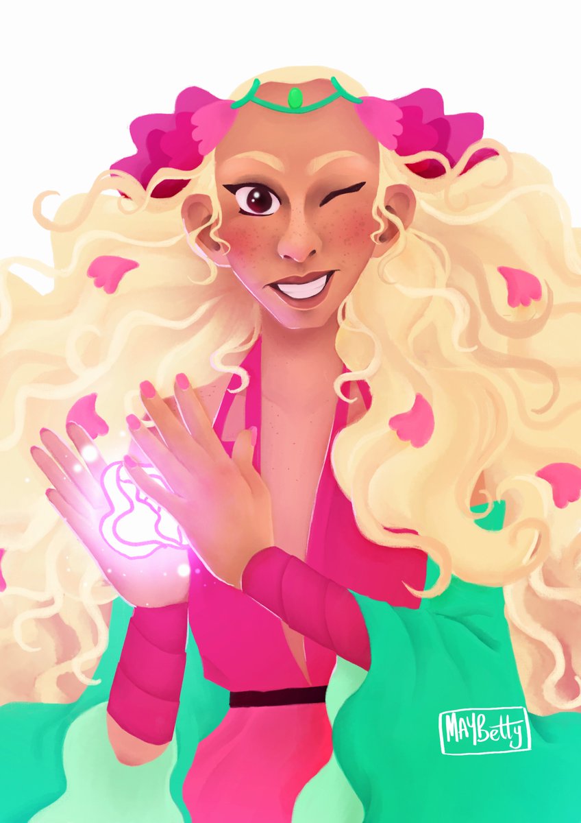 kingmaybeth's tweet photo. i actually drew another one! this time the beautiful #perfuma from #SheRa !! #patonthebackforme https://t.co/6x8iWEPTOX