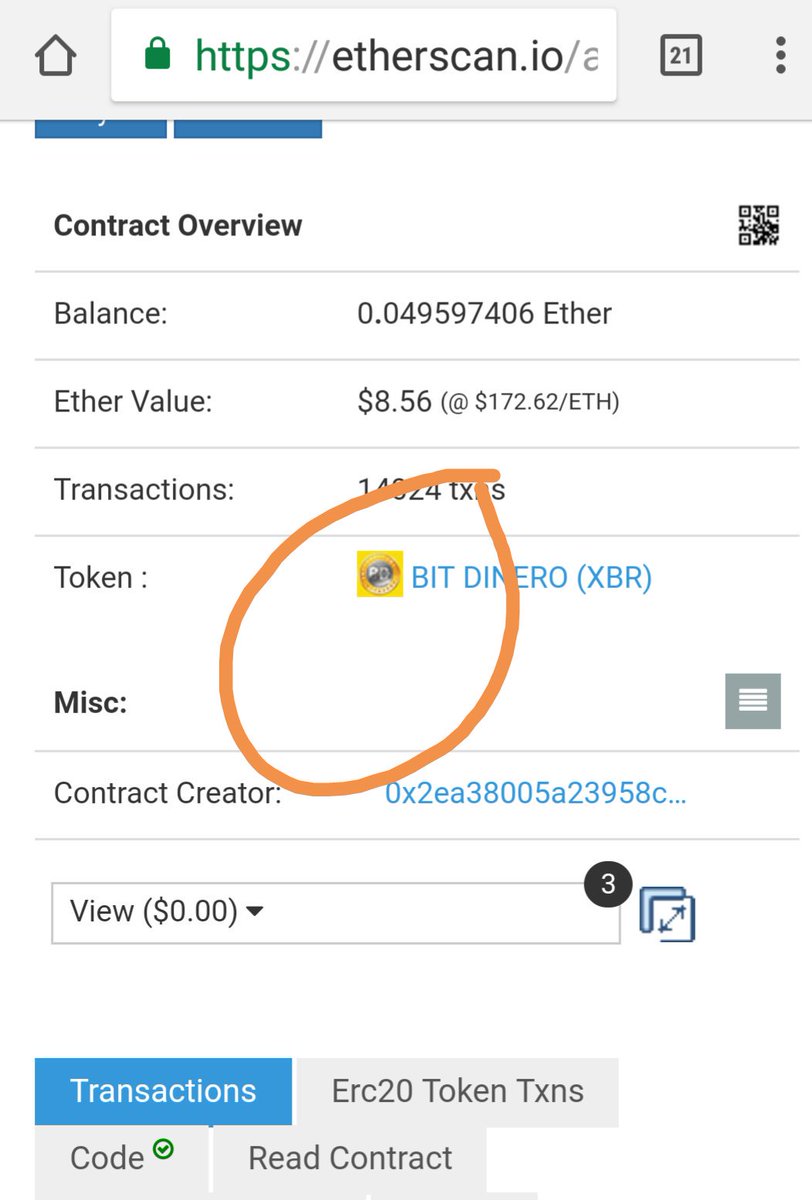 Good News Everyone!  Please take a look your XBR in etherscan!  It has now a logo!  
Congratulation Everyofor this first step... 👌
#XBR #Congratulations #ethereum #news #BTC