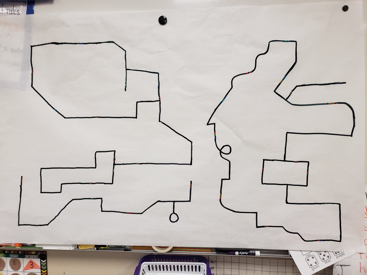 sjm_kinder's tweet photo. Spent this afternoon making a #turkey and 2 courses for a #turkeytrap lesson next week. #stemactioncenter #ozobot #kindergartenrocks @HawthornEagles https://t.co/WYyWZaVI7P