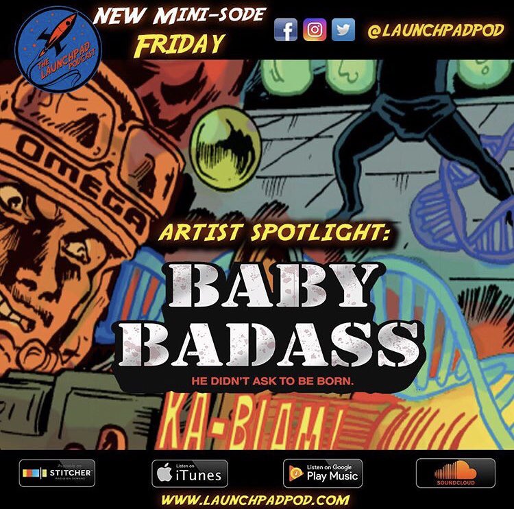 thebabybadass's tweet image. Check out @launchpadpod Podcast Artist Spotlight mini-sode from the Made at Meltdown event. Short and sweet interview featuring #babybadass writer/co-creator @schraderopolis recorded at @shopcalledquest #launchpadpod #podcasts #comic #comics #comicbooks launchpadpod.com/podcast/episod…