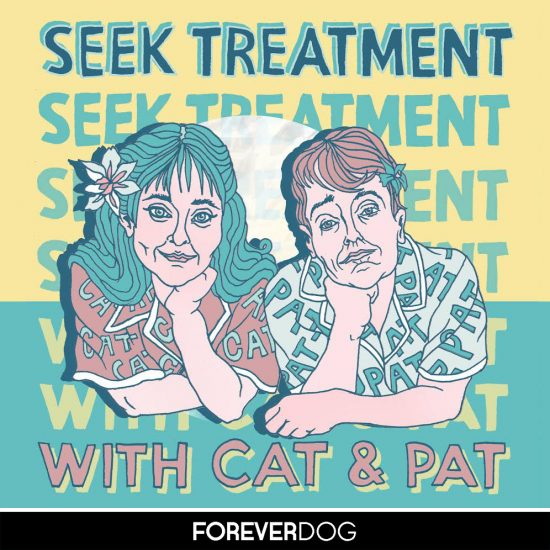CFPresents's tweet photo. FRI. 1/11: Catch the playful, fun, and flirty podcast #seektreatment hosted by @catccohen + @poregan during #bkpodfest presented by @pandoramusic. @BellHouseNY #cityfarmpresents https://t.co/ig97Ahvs3F https://t.co/uGHq5oTAIR