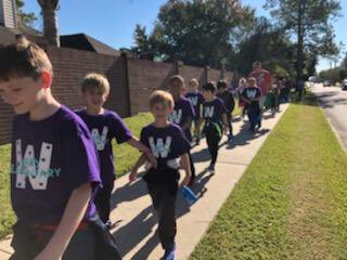 Ward3rdgrade's tweet photo. We had so much fun today during our Diabetes walk, and even afterwards when we cheered on kindergarten, first, and second grade! @WardPECoaches @WardStarsCCISD https://t.co/45tlQZqO3U