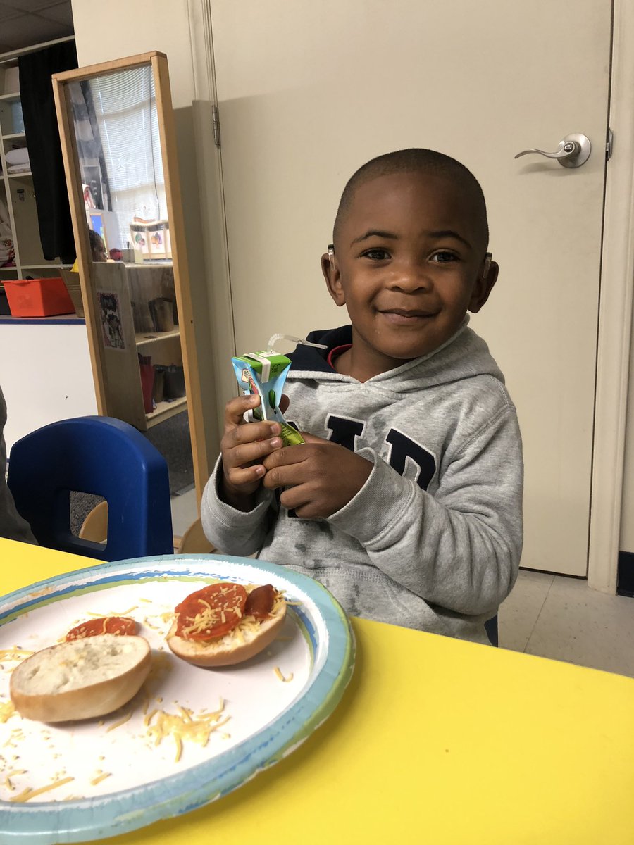 We made pizza today, just like our favorite book Turkey Trouble!  🦃🐬<a href="/SSE_Dolphins/">SSE Dolphins</a>