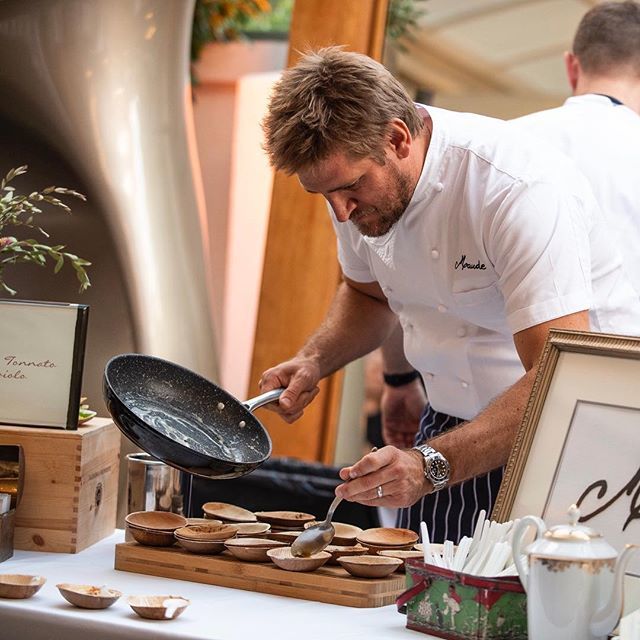 Nothing brings people together like good food! Thank you Chef <a href="/curtisstone/">Chef Curtis Stone</a> for cooking up these amazing Vitello Tonnato Raviolis with Caper Sauce!