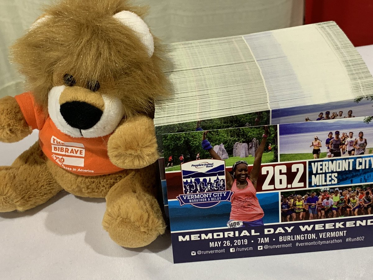 RunVermont's tweet photo. Look who is hanging out at the #PhillyMarathon Expo! Come on over to the #vermontcitymarathon booth - tell us #whyyourun and win a marathon getaway! #bibchat @BibRave100 https://t.co/yoQBkrXxVE