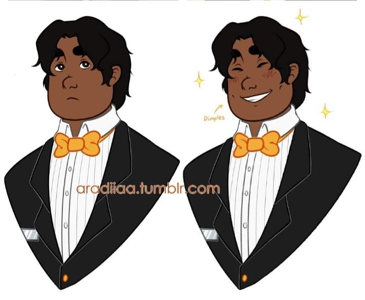 HumurousPaladin's tweet photo. Hunk decided on a bow-tie for the occasion. He quite likes it!!
#GarrisonBall
|| Credit in Photo https://t.co/UEoxpyDMV4