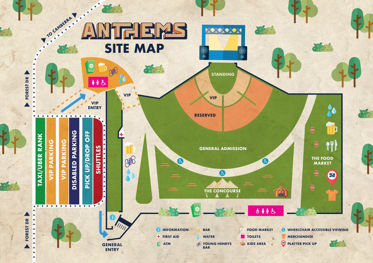 Heading to Anthems today? Please plan your trip as traffic is expected to be heavily congested. Frequent shuttles will be running to and from the event, but you’ll need to purchase tickets. More information here: anthemslive.com.au/#plan